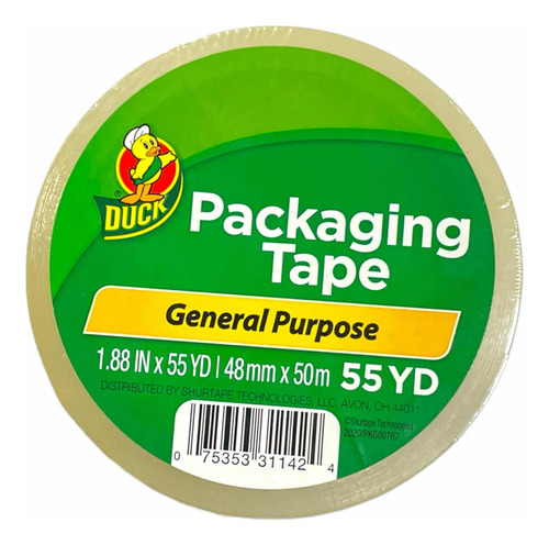 Cinta Para Empaque Duck Pro Packing Tape Premium 48mm X 50m