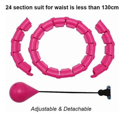 Boga. Hula Hoop Inteligente Ajustable For Abdomen Y Cintura