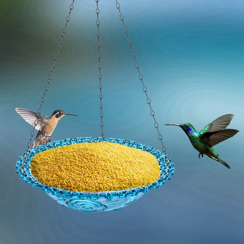Comedero Colgante Para Pájaros C5bird Con Forma De Flor Para