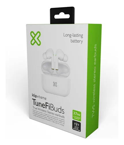 Audifono Klip Xtreme Tunefibuds Tws Ipx6 Blanco