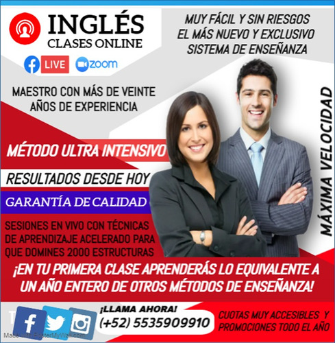 Inglés Clases Particulares Intensivas Online -resultados Hoy