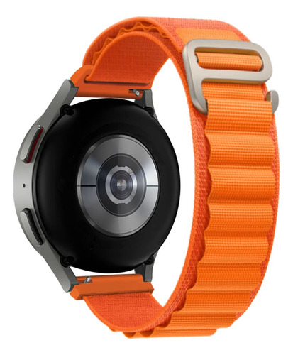 Pulseira Loop Alpinista Para Relogio Smartwatch 22mm Cor Laranja