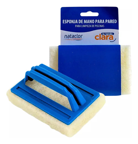 Cepillo esponja limpia bordes paredes pileta natacion Nataclor modelo 11789B