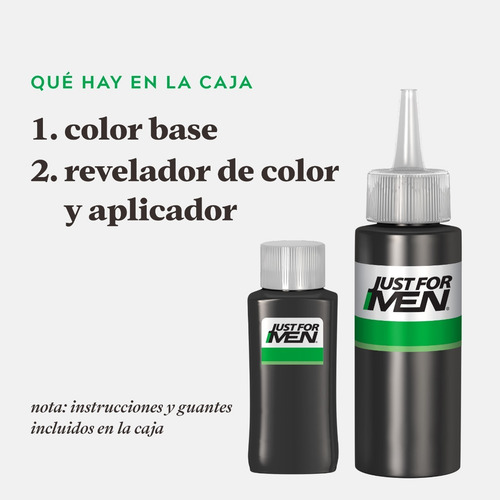 Tinte Just For Men Fórmula Original Castaño Claro 3-pack