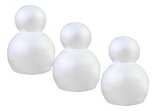 10x Espuma Boneco De Neve Bolas De 20cm