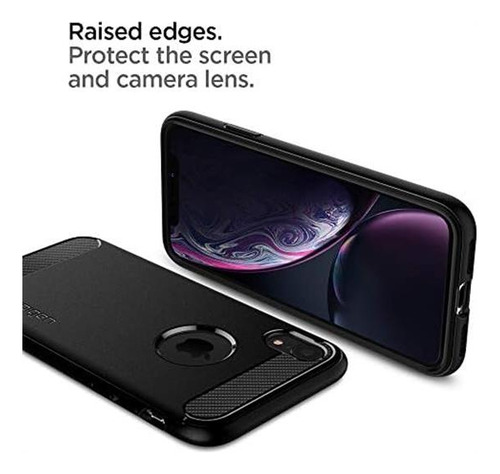 Funda Spigen Rugged Armor iPhone XR, Protección Robusta Mate