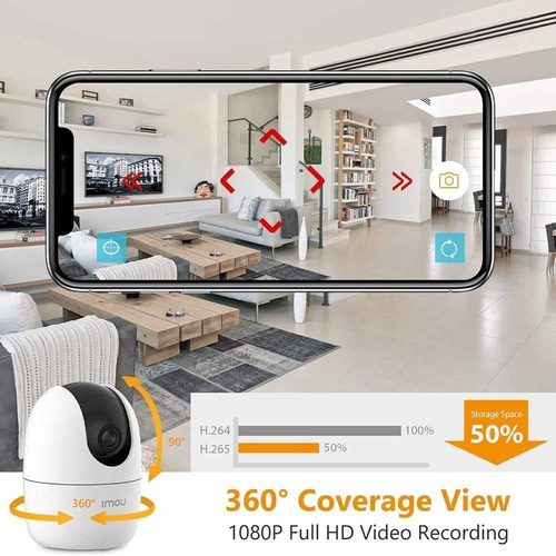 Imagen 7 de 9 de Kit 4 Camara Seguridad Ip Wifi Imou Ranger 2mp Full Hd 360º