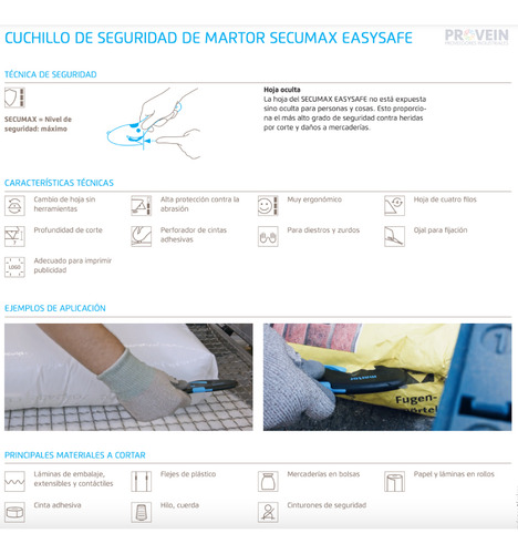 Cutter De Seguridad Secumax Easysafe Martor