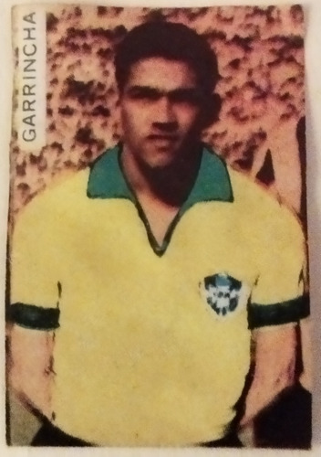 Fútbol Garrincha Idolo De Brasil Figurita Única Uruguay 1966