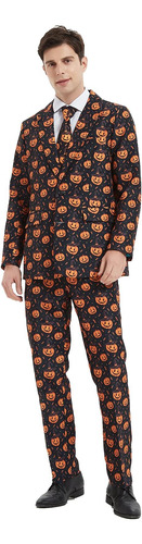 Ach Traje De Halloween Para Hombres Disfraz De Calabaza De F