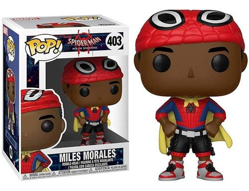 Pop Funko Spider-man Into Spider-verse Miles Morales #403