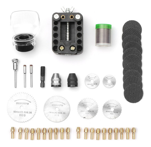 Kit De Accesorios Giratorios Para Mini Sierra Dremel Tool Hs