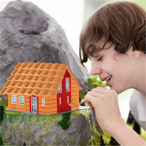 A 1 Juego De Construcción De Modelos De Mini Ladrillos Y