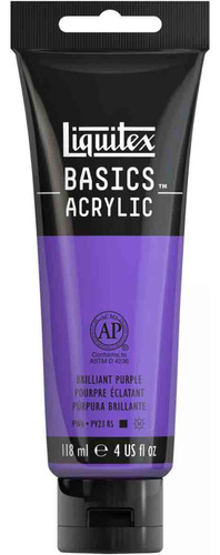Tinta Acrílica Liquitex Basics 590 Brilliant Purple 118ml