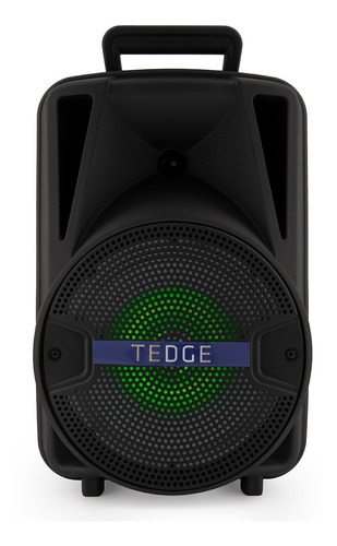 Caixa De Som Portátil Bluetooth Karaokê Com Microfone Tedge