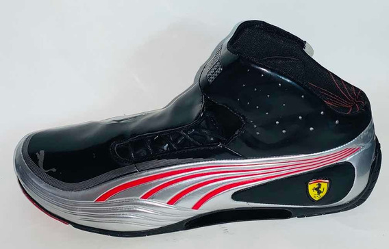 tenis puma ferrari rojos de bota