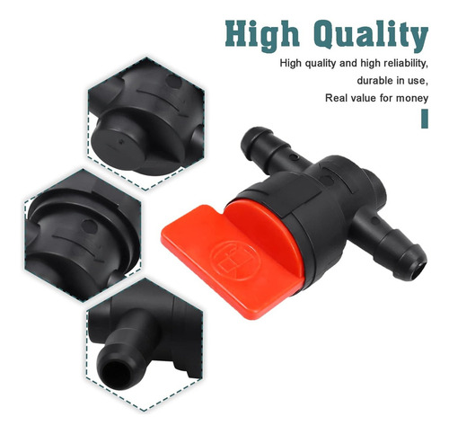 3 Piezas Válvula Cierre Combustible De 1/4 698181 698183