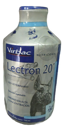 Lectron 20 Virbac Hierro Ganado 100 Ml