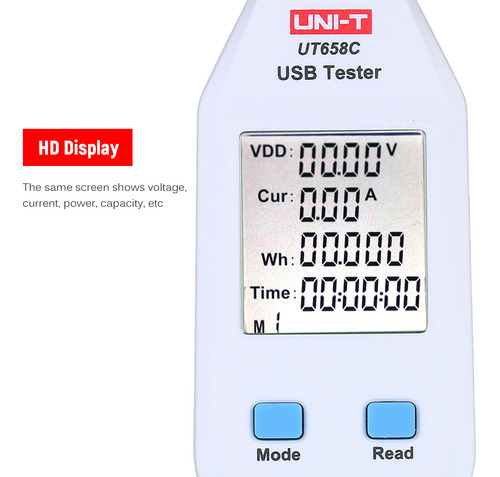 Monitor De Tensão Atual Medidor De Energia Usb Lcd Usb Teste