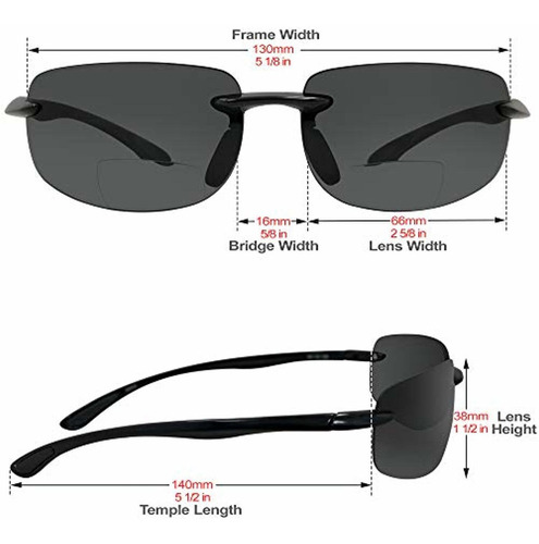"Lovin Maui" Bifocal Gafas De Sol-Ligero Unisex Gafas de Lectura 