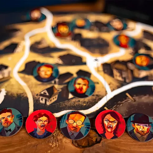Dracula Vs Van Helsing Board Game 1 X 1 Across Competitivo