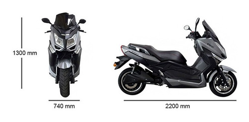 Imagen 18 de 18 de Moto Electrica 3000w Bateria 30 Amper. Garantia Citymotos