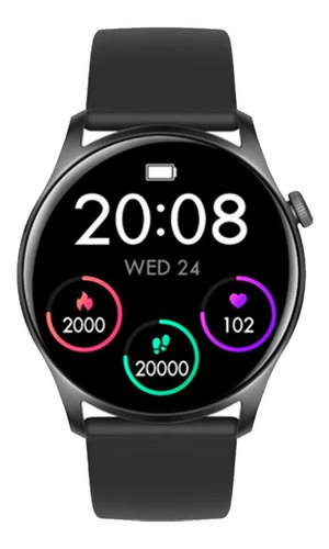 Fralugio Smartwatch Reloj Inteligente Kc08 Full Touch Ips Hd