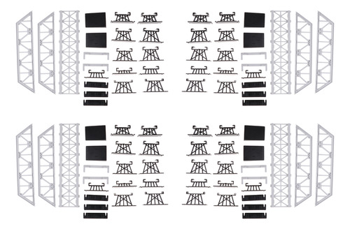 4xsimulación Puente Modelo De Construcción Tren