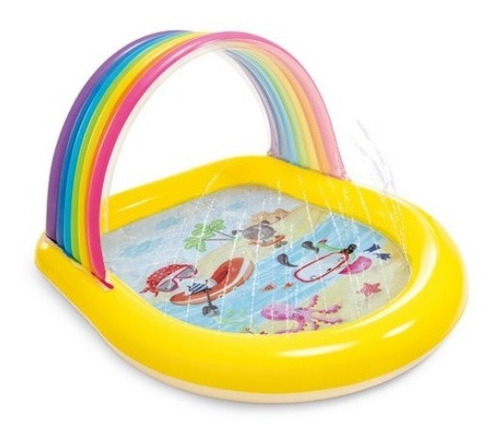 Piscina Intex Inflable Arcoiris Niños