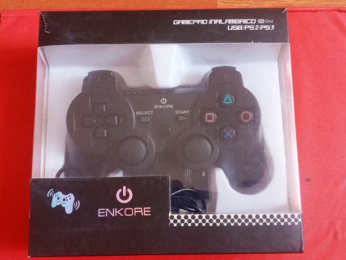 Mando Inalambrico Enkore Eng1003 Compatible Con Ps2, Ps3,