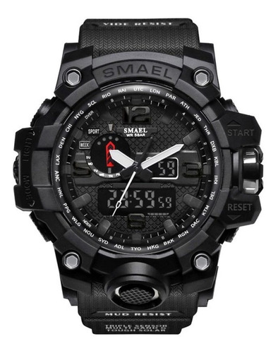 Relógio Masculino Smael 1545 Shock Tático Militar Original