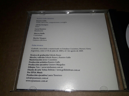 Ramiro Gallo Quinteto - Azul Ciudad (cd)