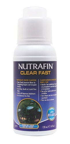 Nutrafin Clear Fast 120ml Clarificador Agua D Acuario Pecera