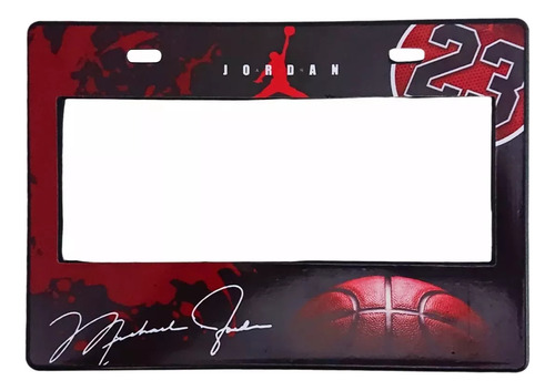 Jordan Firma Marco Matricula, Porta Placa Para Motocicleta