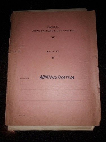 Osn Obras Sanitarias Nación Avellaneda Lanús Echeverria 1983 (Usado)
