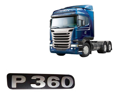 Emblema De Potência Moderno Scania S5 P360 2013 2014 2015