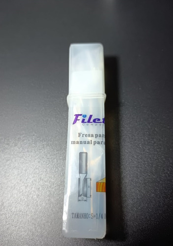 Imagem 5 de 5 de Fresa Reta Para Tupia Haste 1/4'' Corte 8mm X 20mm