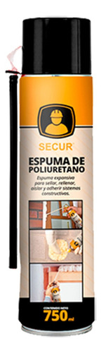 Espuma Poliuretano Expandible 750ml Secur X 2- Aym