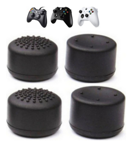 X4 Capucha Stick Grips Goma Para Xbox 360 / One / Series