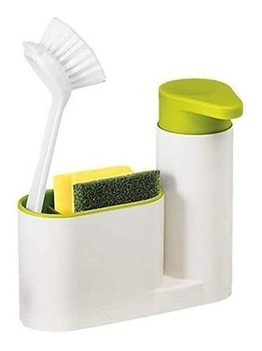 Organizador De Baño / Cocina Dispensador Jabon Porta Esponja