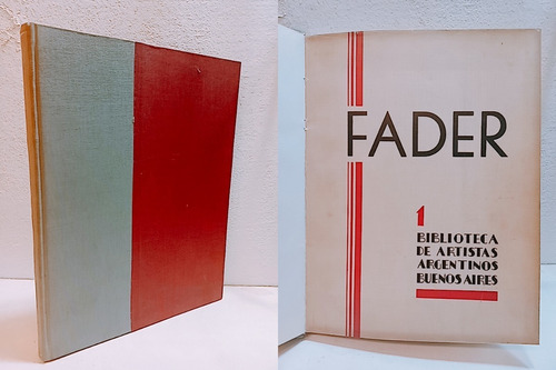 Pinturas De Fernando Fader - Texto De Enrique Prins - 1933
