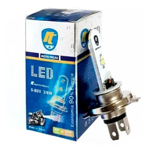 Imagem 5 de 6 de Lampada Do Farol Led H4 Xre300 Xre190 Bross 125 150 160