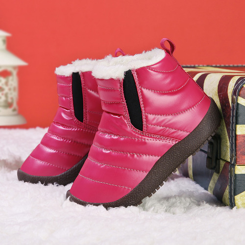 D Botas De Felpa Para Niñas Y Niños, Zapatillas, Botas De Ni