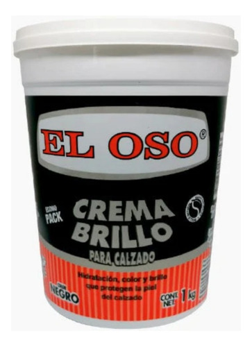 Crema Brillo El Oso Econo Pack 1kg Limpieza Cuidado