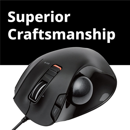 Mouse Elecom, 6 Botones/para Juegos/negro