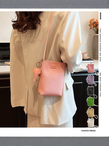 Bolso Bandolera Vertical Portátil Para Jóvenes Clutch Bag