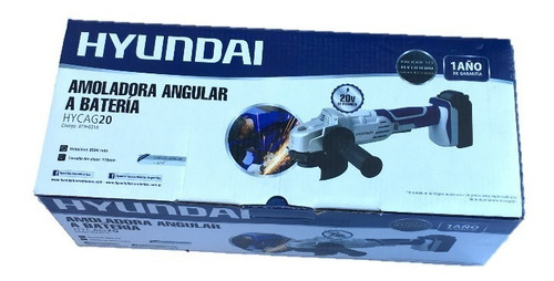 Amoladora Angular A Bateria Hyundai 019-6318 Sin Bateria