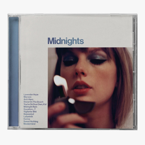 Taylor Swift Midnights Moonstone Blue Explicit Cd 2022 Nuevo