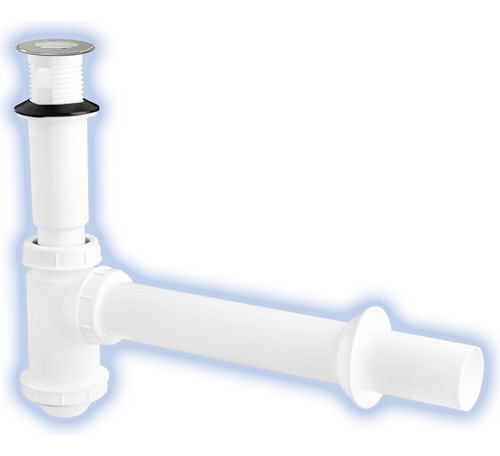 Fleximatic 2217 Céspol Rígido C/cub De Acero Inox Bote Chico Color Blanco