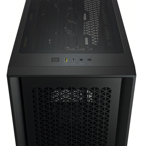 Gabinete Corsair 4000d Airflow Negro Cristal Templado Negro